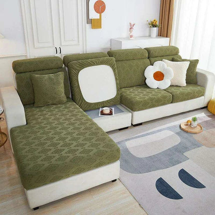 Svetanya Stretchable Jacquard Sofa Slipcover - Washable and Removable Furniture Protector..