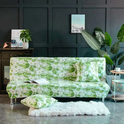 Svetanya Stylish Geometric Stretch Sofa Slipcover for Armrest-Free Chairs..