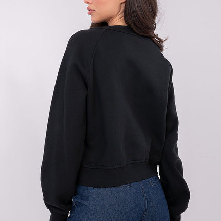 Women's Cotton Elastane Sweatshirt Casual Everyday Wear Timeless Fit - Très Elite