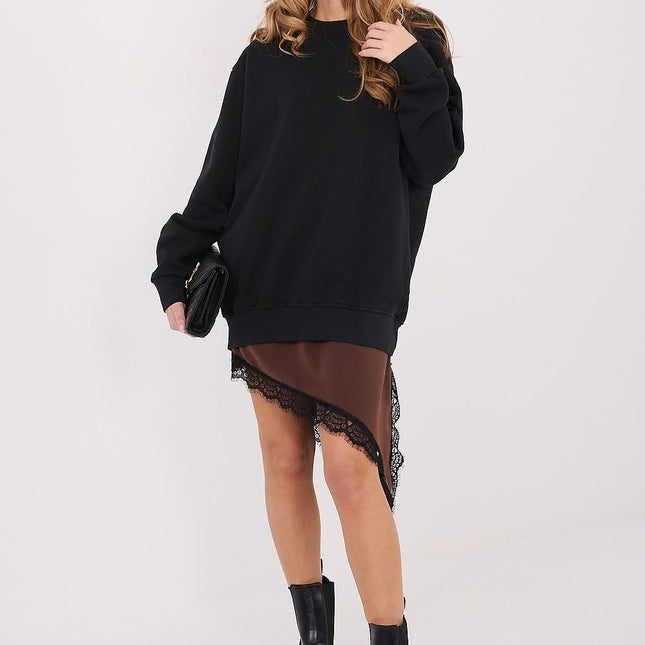 Womens Casual Cotton Elastane Sweatshirt For Everyday Comfort And Versatility - Très Elite