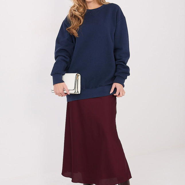 Womens Casual Sweatshirt Model 222500 Made From Soft Cotton Elastane Blend - Très Elite