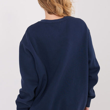 Womens Casual Sweatshirt Model 222500 Made From Soft Cotton Elastane Blend - Très Elite