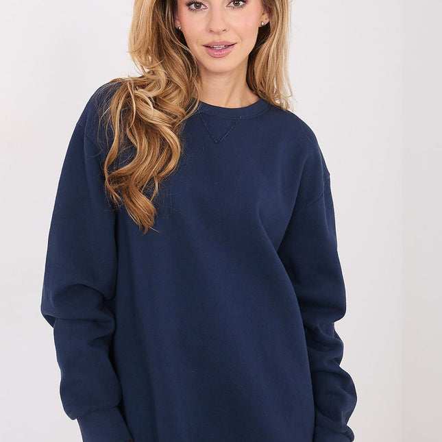 Womens Casual Sweatshirt Model 222500 Made From Soft Cotton Elastane Blend - Très Elite