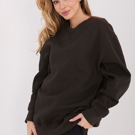 Women Casual Sweatshirt Cotton Elastane For Comfort And Movement - Très Elite