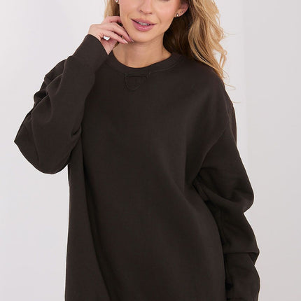 Women Casual Sweatshirt Cotton Elastane For Comfort And Movement - Très Elite