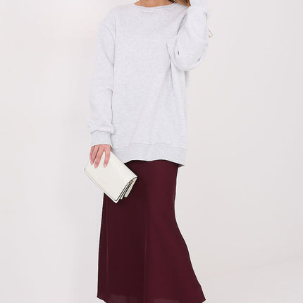 Women's Casual Sweatshirt With Soft Cotton Elastane Model 222502 - Très Elite
