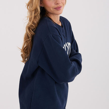 Womens Casual Hoodie Cotton Elastane Fit For Everyday Wear With Slogan Print - Très Elite