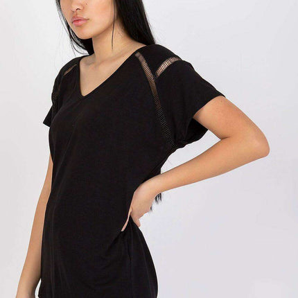 Sweetheart Neckline Short Sleeve Blouse - Très Elite