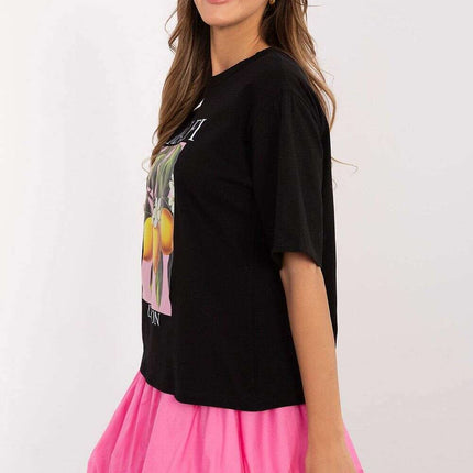 T Shirt Model 208715 Printed Front Bold Lettering For Women - Très Elite