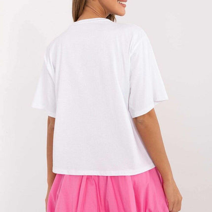 T Shirt Model 208715 Printed Front Bold Lettering For Women - Très Elite