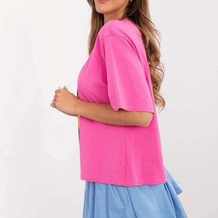T Shirt Model 208715 Printed Front Bold Lettering For Women - Très Elite