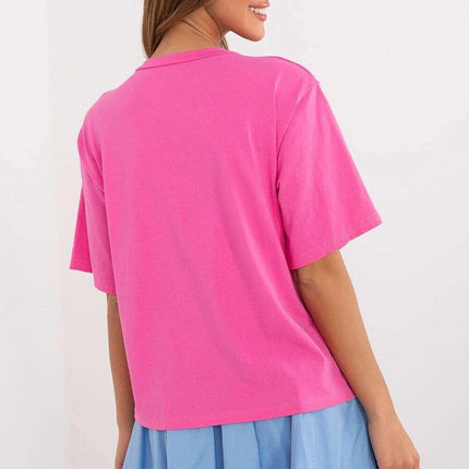 T Shirt Model 208715 Printed Front Bold Lettering For Women - Très Elite