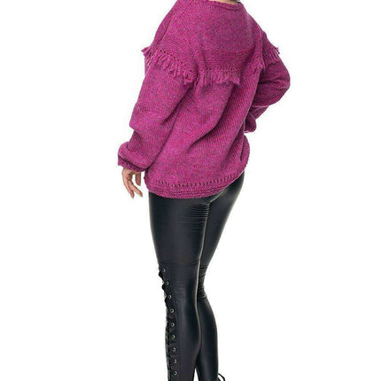 Tassel-Embellished Cozy Knit Sweater - Très Elite