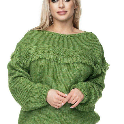 Tassel-Embellished Cozy Knit Sweater - Très Elite