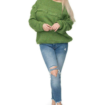 Tassel-Embellished Cozy Knit Sweater - Très Elite