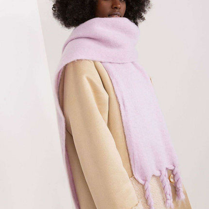Tassel-Trimmed Cozy Winter Wrap - Stylish Versatile Scarf - Très Elite