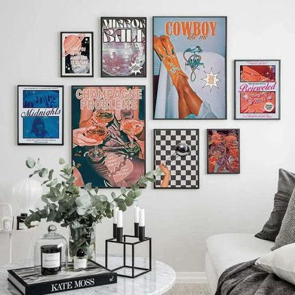 Taylor Swift Canvas Art Collection: Celebrate Midnights, Folklore & Evermore with Stunning Wall Decor - Très Elite
