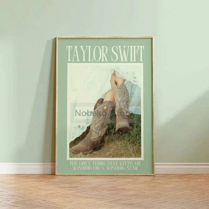 Taylor Swift Lyric Canvas Prints - Elegant Wall Art Inspired by Midnights, Lover, and Reputation Albums - Très Elite