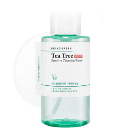 Tea Tree & Cica Acne Soothing Cleansing Water - 500ml with Centella Asiatica Extract - Très Elite