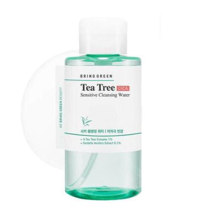 Tea Tree & Cica Acne Soothing Cleansing Water - 500ml with Centella Asiatica Extract - Très Elite