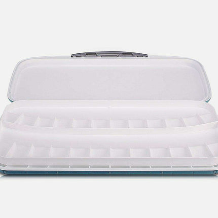 Teal Portable Double Decker Watercolor Palette for On-the-Go Artists - Très Elite