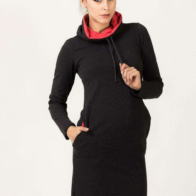 Tessita 36089 Chic Color-Block Sweaterdress: The Perfect Blend of Comfort and Style for Fashion Enthusiasts