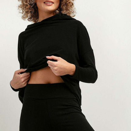 Tessita Chic Knit Hooded Pullover