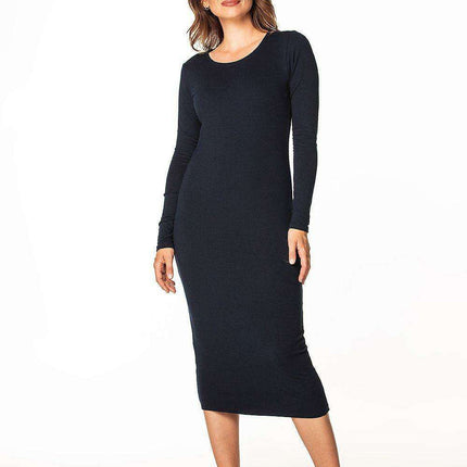 Tessita Cotton Knit Boat Neck Daydress