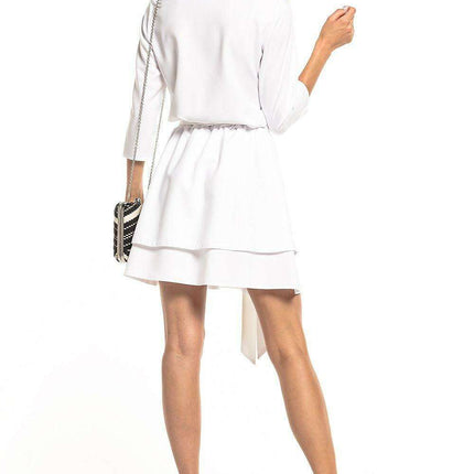 Tessita Elegant Double Skirt Daydress with 3/4 Sleeves - Très Elite