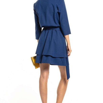 Tessita Elegant Double Skirt Daydress with 3/4 Sleeves - Très Elite