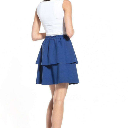 Tessita Playful Frilled Mini Skirt with Elastic Waistband - Très Elite
