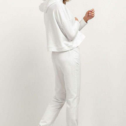 Tessita Stylish Pleated Hoodie Sweatshirt - Très Elite