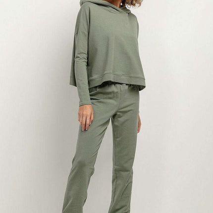Tessita Stylish Pleated Hoodie Sweatshirt - Très Elite