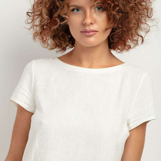 Tessita Summer Linen Blouse - T401