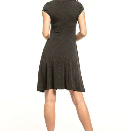 Tessita V-Neck Summer Midi Dress - Stylish Cocktail Attire - Très Elite