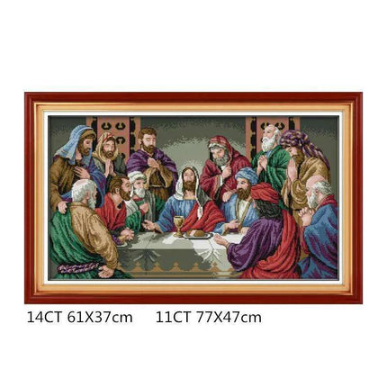 The Last Supper Cross Stitch Craft Kit - Inspiring DIY Home Art Project - Très Elite