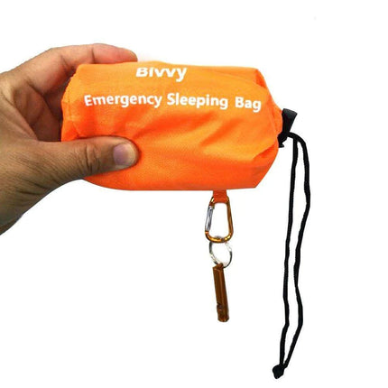 Thermal Reflective Survival Bivvy Sack - Essential Outdoor Emergency Gear..