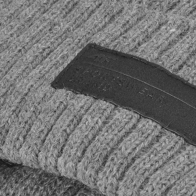 Thinsulate-Lined Men's Beanie by 4F - Chic Winter Must-Have