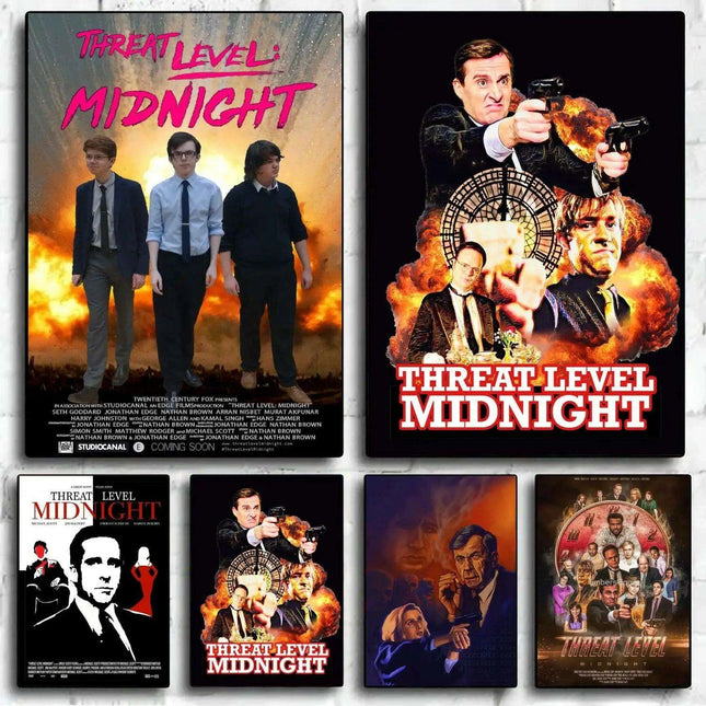 Threat Level Midnight Canvas Artwork - Unique Home Decor for Modern Living Spaces