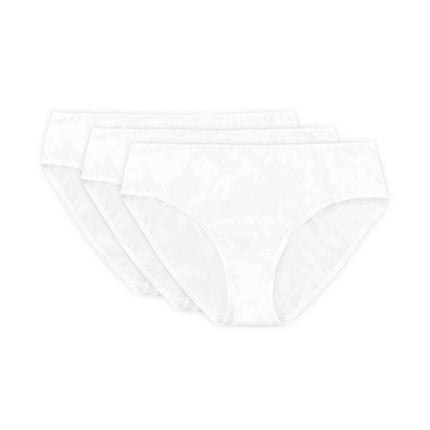 Three-Pack Cotton Gusset Thongs – Everyday Comfort in Beige, Black & White - Très Elite