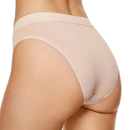 Three-Pack Cotton Thongs – Deep Cut Leg & Wide Waistband Comfort - Très Elite