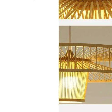 Timeless Bamboo Charm Chandelier..