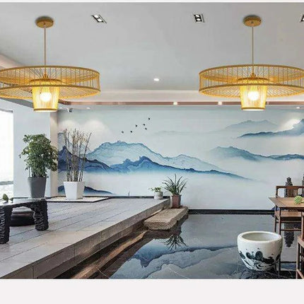 Timeless Bamboo Charm Chandelier..