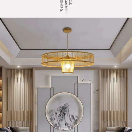 Timeless Bamboo Charm Chandelier..