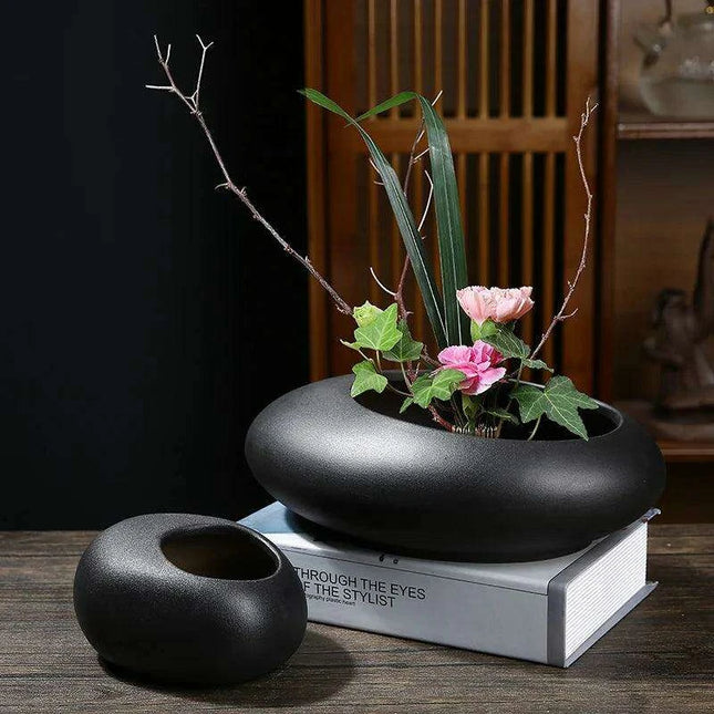Timeless Elegance: Handcrafted Chinese Ceramic Bonsai Planter for Exquisite Home Decor