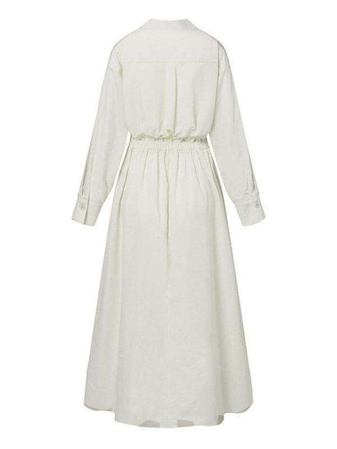 Timeless Elegance Solid Color Shirt Dress - Must-Have Fashion Essential for Every Woman