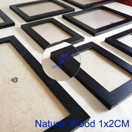 Timeless Family Memories Wooden Photo Frame Collection - 10 Piece Set - Très Elite