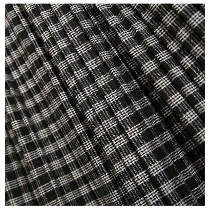 Timeless High-Waisted Plaid Maxi Skirt - Essential for Autumn-Winter - Très Elite