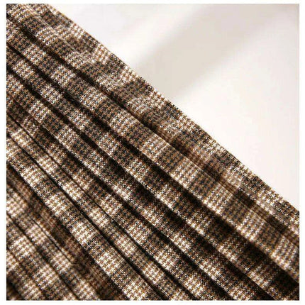 Timeless High-Waisted Plaid Maxi Skirt - Essential for Autumn-Winter - Très Elite