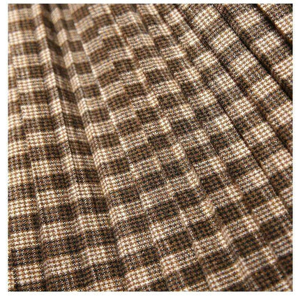 Timeless High-Waisted Plaid Maxi Skirt - Essential for Autumn-Winter - Très Elite